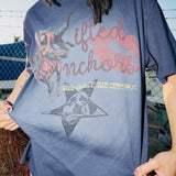 Circus Graphic Tee (Washed Navy)