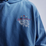 "Cry Later" Hoodie (Clay Blue)