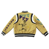 "Lovers" Surf Club Varsity Letterman Jacket (Mellow Yellow)