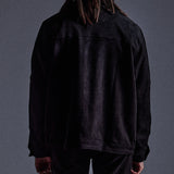 "Dolby" Synth Suede Jacket (Black)