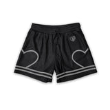 Paradise Knit Basketball Short (Black)