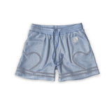 Paradise Knit Basketball Short (Sky Blue)