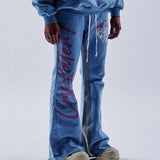 "Cry Later" Sweatpant (Clay Blue)