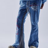 "Cry Later" Sweatpant (Clay Blue)