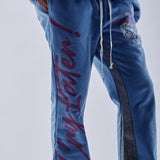 "Cry Later" Sweatpant (Clay Blue)
