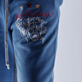 "Cry Later" Sweatpant (Clay Blue)