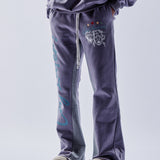 "Cry Later" Sweatpant (Burnt Purple)