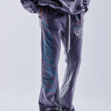 "Cry Later" Sweatpant (Burnt Purple)