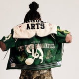 "Orwell" Letterman Jacket (Green)