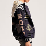 "Orwell" Letterman Jacket (Navy)