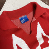 "Nautica" Knit Jacquard L/S (Red/White)