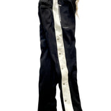 Alexander Snap Track Pants (Black/White)
